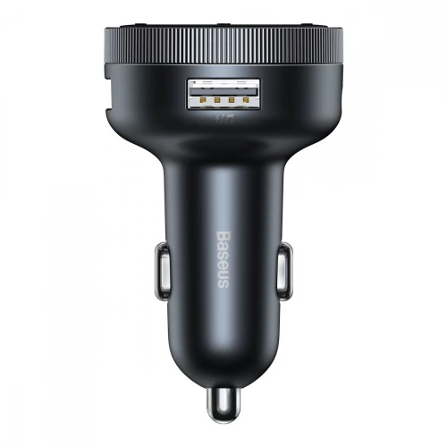 FM модулятор Baseus CCLH-01    USB/MP3/12-24В/microSD/AUX вхід USB зарядка 3,4А/Bluetooth 5.0