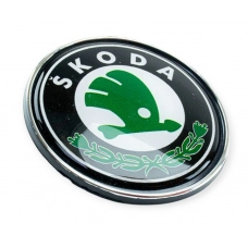 эмблема багажника "SKODA" ? 7,8см рефленая, 2 штырька