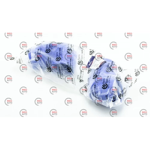 патрубок воздуш. фильтра - ДМРВ  Газель 405 (угольник) к-т 2шт Авто-Престиж силикон