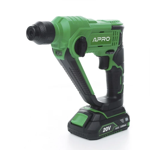 перфоратор  20 В  1 АКБ, 2 Ач Li-lon, SDS-Plus, удар 1,5 Дж, 5200 уд/мин, LED подсветка (кейс)