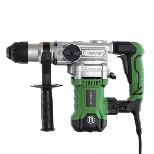 перфоратор бочковий 1900 Вт, SDS-Plus, удар 7,5 Дж, 4300уд/хв 3 реж, реверс, регул. оборотів (кейс)