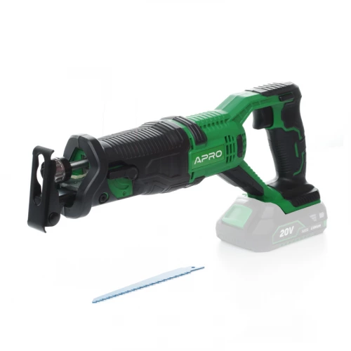 пила шабельна акумуляторна 20В, глибина різу 115мм, 0-3000кол/хв, хід полотна 22мм, без АКБ та ЗП