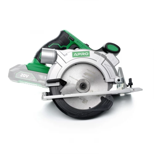 пила дисковая аккумуляторная 20В, ? 165мм, макс. глуб. 51мм, без АКБ и ЗУ, лазер