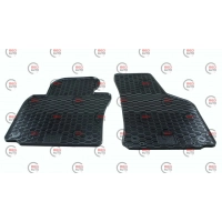 килимки салону Skoda Octavia A5 04-13, Golf 5/6 03-12, Jetta 05-> борт 1см, євроклітина, передні
