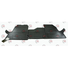 коврики салона Ford Transit 2000-2014  борт 1см, евроклетка (3шт) Polytep