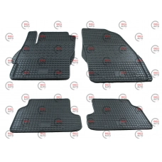 коврики салона Ford Focus II 2004-2011  борт 1см, евроклетка Polytep