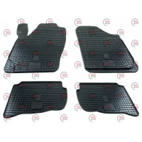 килимки салону Ford Transit 2000-2014 борт 1см, євроклітина (3шт) Дубно