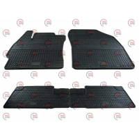 коврики салона Toyota Corolla E14/E15/E16/E17 2006-2018  борт 1см, евроклетка