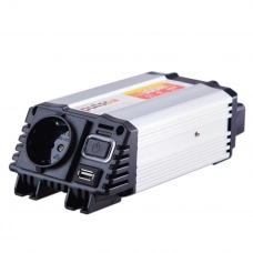 преобразователь напряж. с 12 на 220 В/ 300W/USB/на клемы/модиф. синусоида PULSO