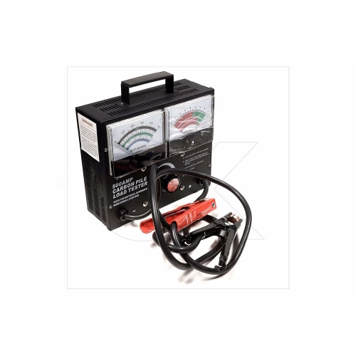 вилка нагрузочная АКБ 12В  Dk до 190Ач, стрелочная, 2 шкалы, нагрузка 500А