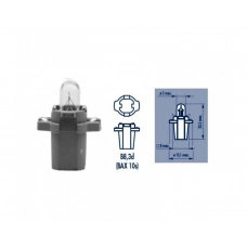 лампа БЦ 24V  1,2W NARVA с патроном (BAX10S)