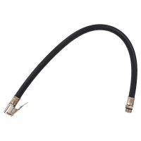 шланг для пистолета подкачки колес 1/4"  45см с наконечником евро Sigma