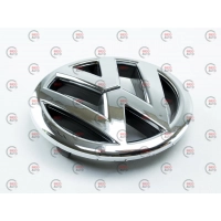 емблема реш. Volkswagen Jetta 5C ? 13см, пластик, хром