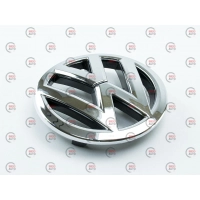 емблема реш. Volkswagen Passat B7 ? 14см, пластик, хром