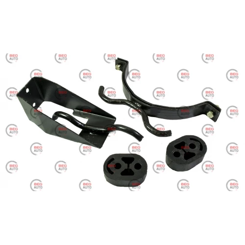 кронштейн глушителя Г-3302 в сборе н/о (верх-1шт + низ-1шт + к кузову)