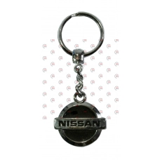 брелок NISSAN металевий на ланцюжку