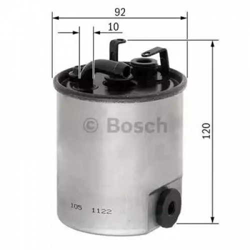 фильтр топливный MB Sprinter I CDI (00-06), Vito I CDI (99-03) OM 638,194  (BOSCH)