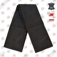 оплетка руля  L  кожа  (39 - 40 см)  черная Elegant  с иголкой