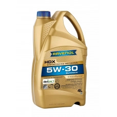 олива Ravenol 5W-30 HDX "Synthetic" Dexos 1, SP (RC), GF-6A (4л)