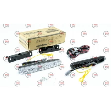 ходовые огни 12V DRL 109  DRL 6 LED 5730 + моргающий поворот 180х20мм