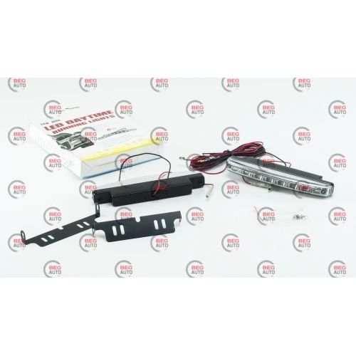 ходовые огни 12V "218" (8д) 008-5 155х15мм SMD