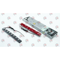 ходовые огни 12V DRL DIY-2-8 (8д) 165х20мм гибкий корпус