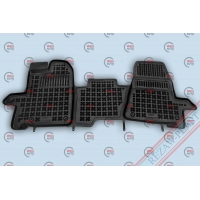 коврики салона Ford Tourneo/Transit Custom 2013->,Transit VII 2013-> борт 3см, передние 1+2 "под за"