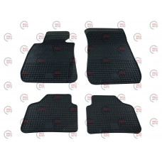коврики салона BMW 1 E81, E82, E87, E88 2004-2011, BMW X1 E84 2009-2015 борт 1 см евроклетка Polytep