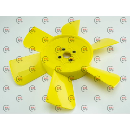 крыльчатка двигателя Газель 6 лоп. желтая