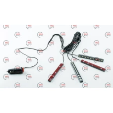 Стрічка світлодіодна з прикурювачем - 4шт