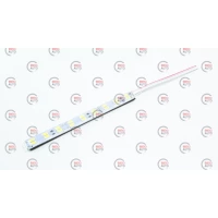 Лента светодиодная метал. 12V 18 SMD диод белая 12.5см 2 ряда