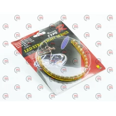 Стрічка світлодіодна гнучка 24 діода (3мм) 12V зелена 25см