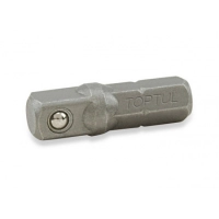 переходник с 1/4" (шестигран.) отвертка-вороток на 1/4" (квадрат) для головок