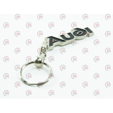 брелок AUDI металлический на цепочке "надпись AUDI"
