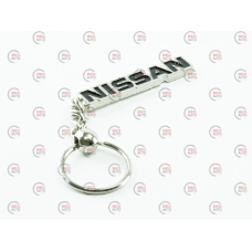 брелок NISSAN металевий на ланцюжку "напис NISSAN"