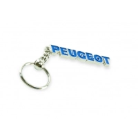 брелок PEUGEOT металевий на ланцюжку "напис PEUGEOT"