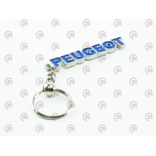 брелок PEUGEOT металевий на ланцюжку "напис PEUGEOT"