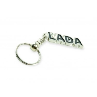 брелок LADA металевий на ланцюжку "напис LADA"