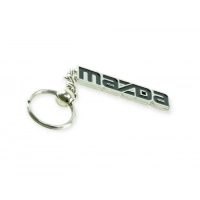 брелок MAZDA металевий на ланцюжку "напис MAZDA"