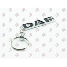 брелок DAF металевий на ланцюжку "напис DAF"