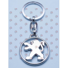 брелок PEUGEOT металевий