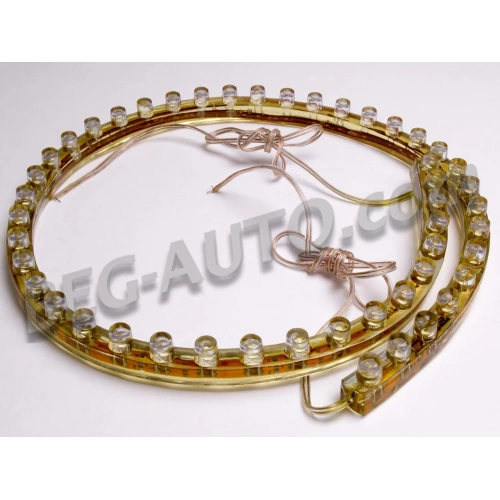 Лента светодиодная гибкая 48 диода (3мм) 12V белая 50см