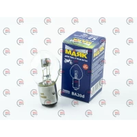 лампа 12V 35-35W H6  груша (слива)