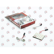 Светодиотные плата+переходники  24 SMD (1210)