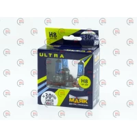 лампа Н 8 12V 35W  Маяк Super White+30% 4000К (2шт)