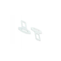 заглушка ремня безопасности металл 2 шт  чистый металл (целофан) 1,6мм