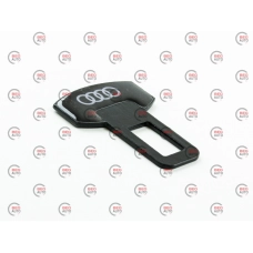 заглушка ремня безопасности металл - силикон  Audi