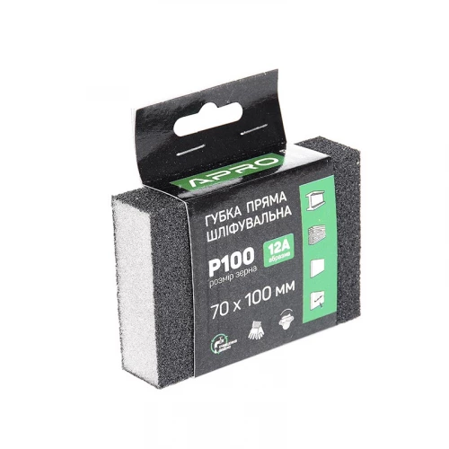 губка шлифовальная Apro 70х100 Р100