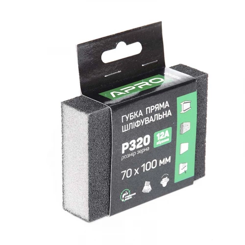 губка шлифовальная Apro 70х100 Р320