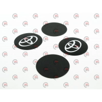 эмблемы колпаков SJS TOYOTA  (только в комплекте с колпаком SJS) 4шт